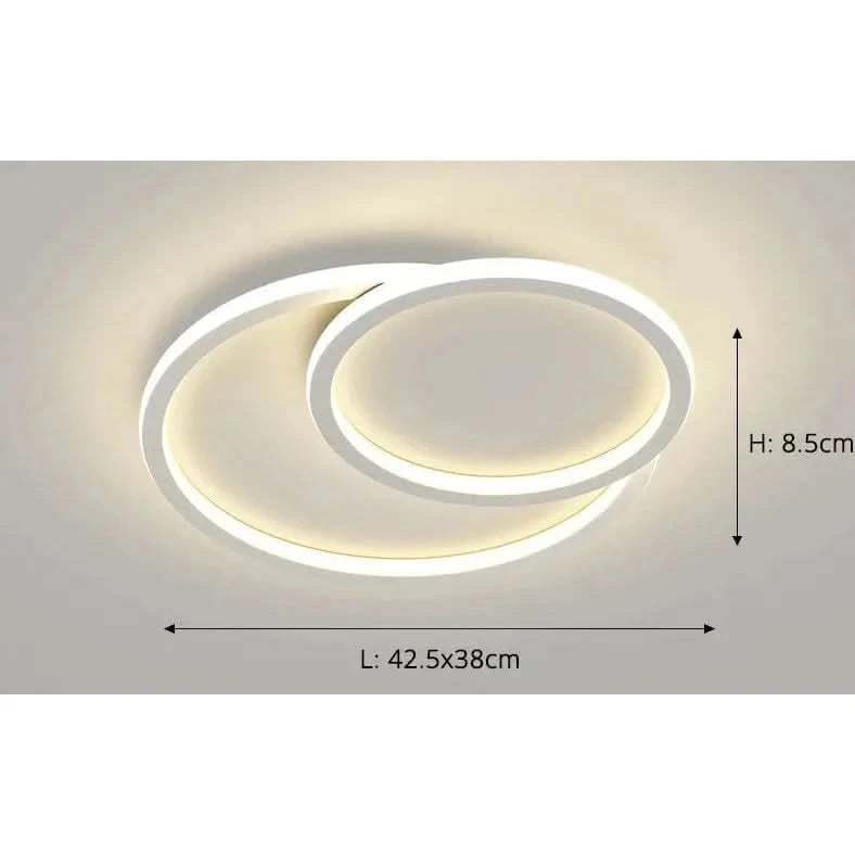 LED Smart Chandeliers For Bedroom Lamps Dining Living Room Indoor Lighting Lusters home decoration Lights Luminaire fixtures | Designix - A 42.5cm Cool White no remote - https://designix.fr/