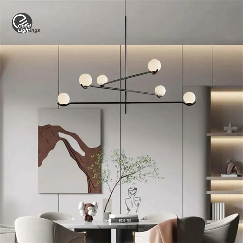 Lustre design plafond led or noir | Designix - Luminaire - https://designix.fr