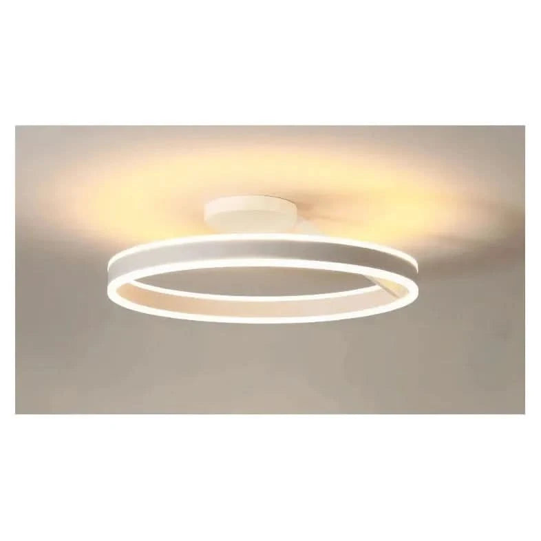 Minimalism Round Chandeliers Light For Bedroom Kitchen Living Room Indoor Lighting Home Decor Luster White Black Luxury Lighting | Designix - B White 40CM Warm White - https://designix.fr/