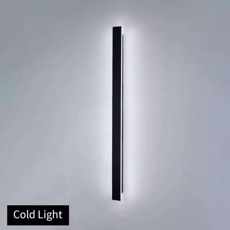 LED Long Wall Lamp IP65 Waterproof Wall Light Remote Dimming Outdoor Lighting Garden Villa Porch Sconce Light Garage Door Lamp | Designix - Cold Light 40CM(15.7inch) 16W - https://designix.fr