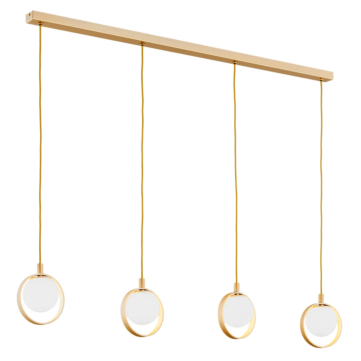 Suspension luminaire Saturnia 4 lumières