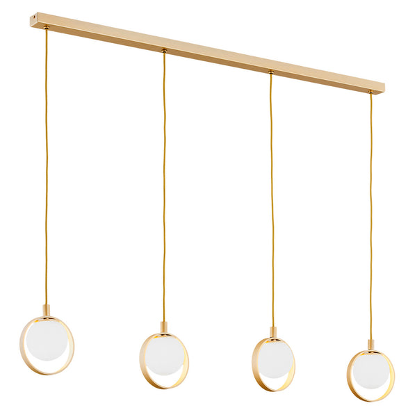 Suspension luminaire Saturnia 4 lumières