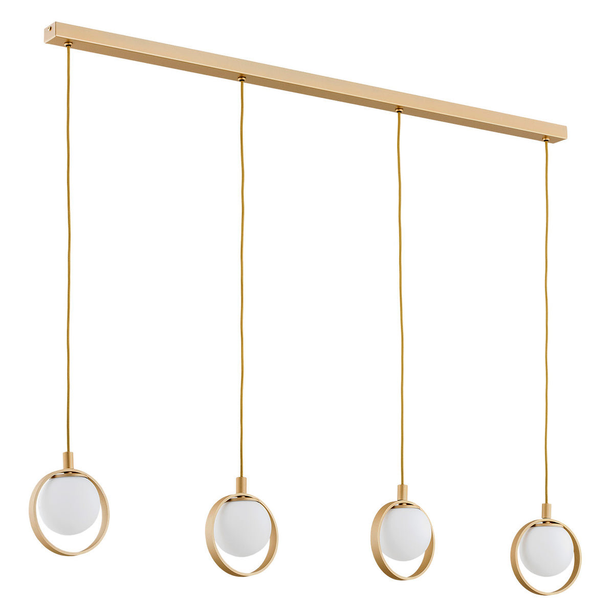 Suspension luminaire Saturnia 4 lumières