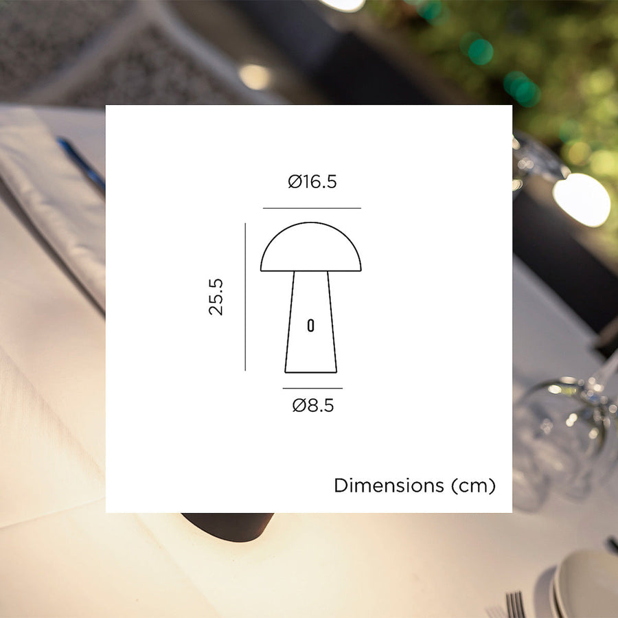 Lampe à poser orientable Shitake