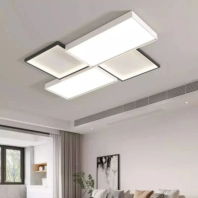 QIYIMEI Living Lamps Chandelier Lights For Dining Room Kitchen Indoor Lighting Bedroom Lusters Home Decor White Black Fixtures | Designix - - https://designix.fr/