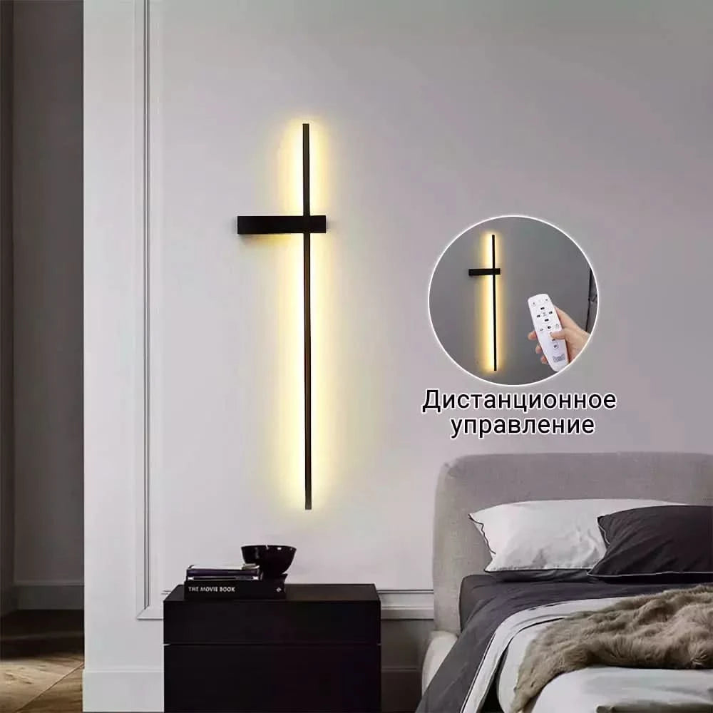 LED Wall Lamp Modern Wall Light For Home Indoor Lighting Bedside Bedroom Living Room Remote Control Wall Sconce Lighting Fixture | Designix - - https://designix.fr