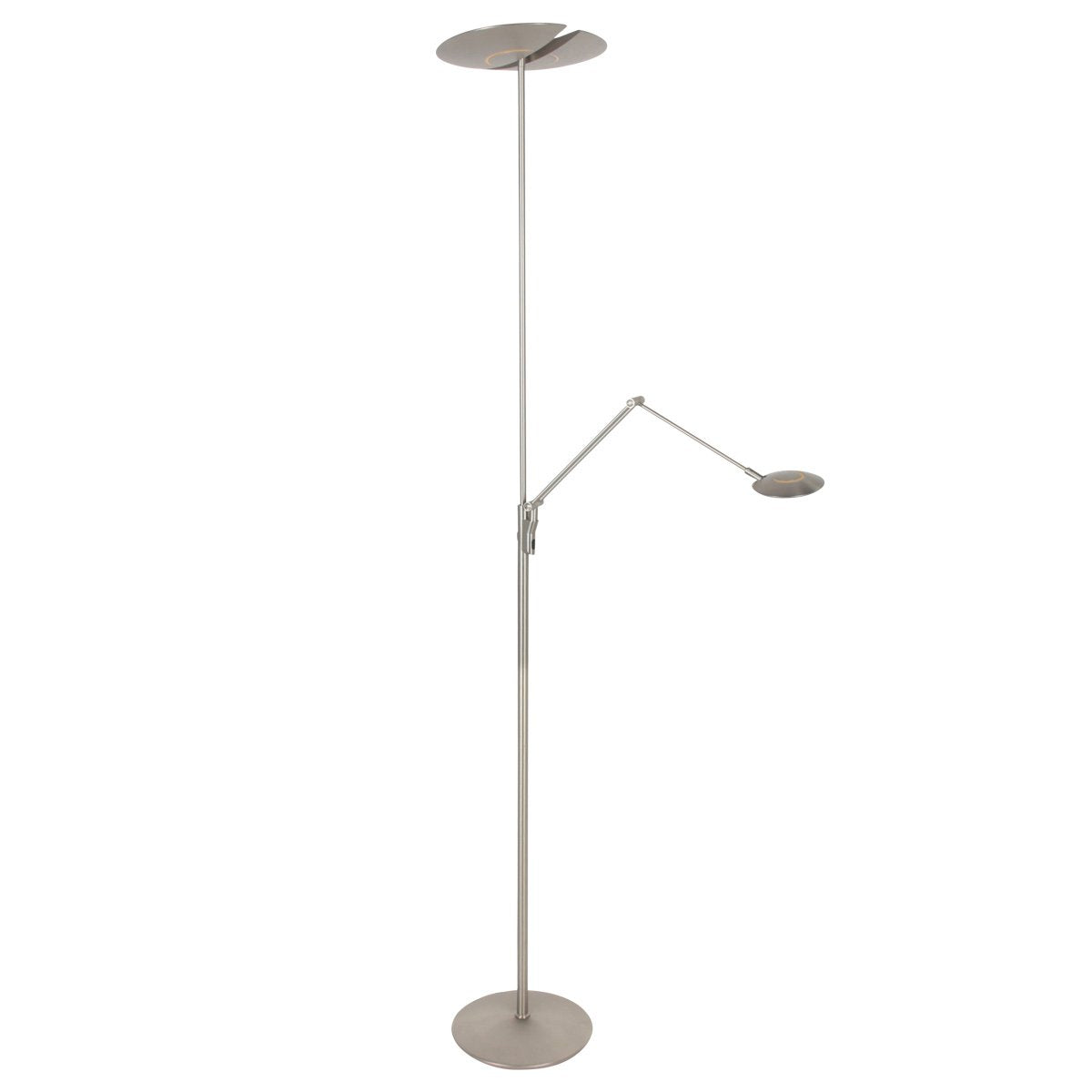 Lampadaire Zenith2 argenté