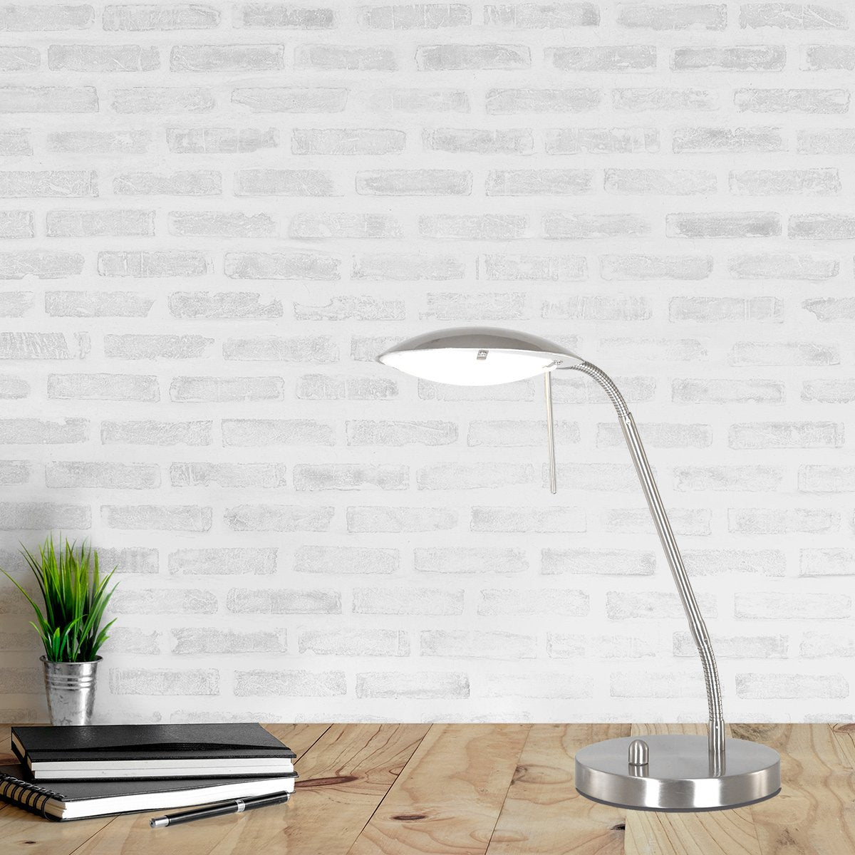 Lampe à poser Biron argenté