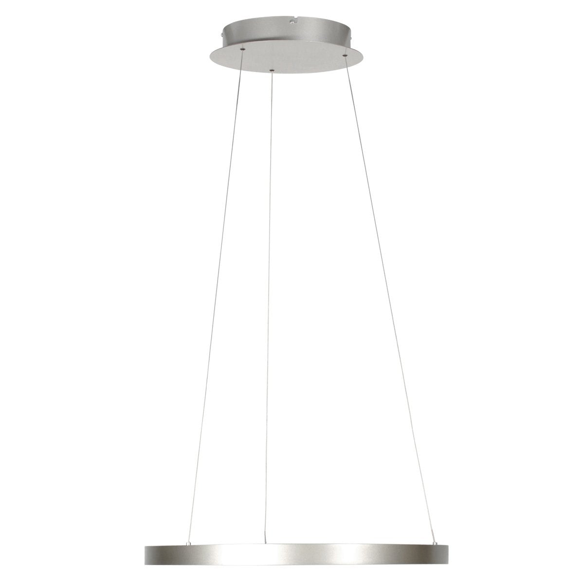 Suspension luminaire Ringlede argenté