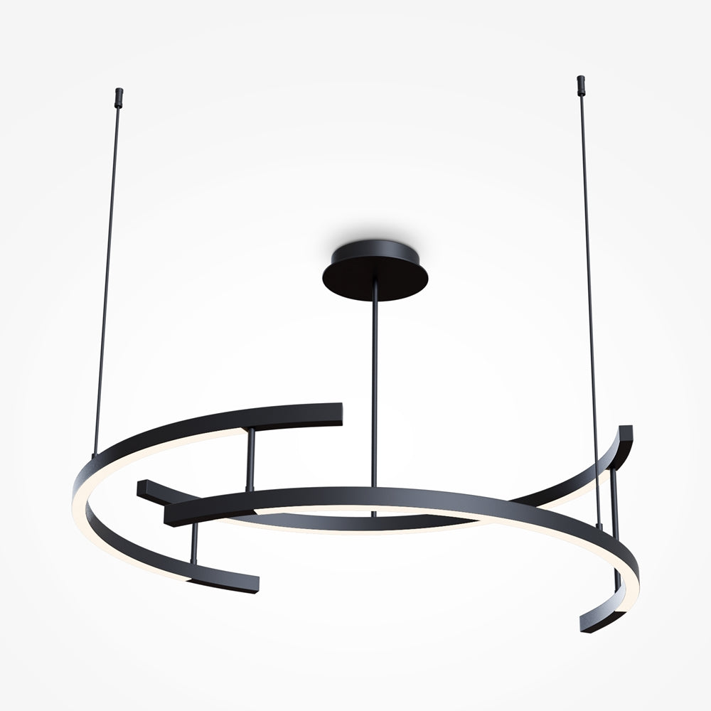 Line Suspension luminaire noir