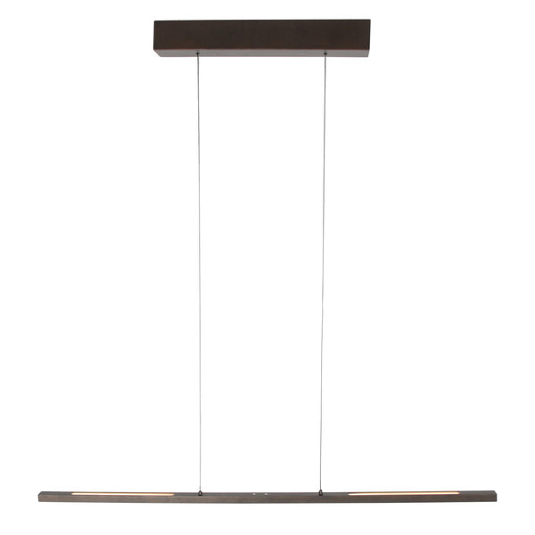 Suspension luminaire Bande marron