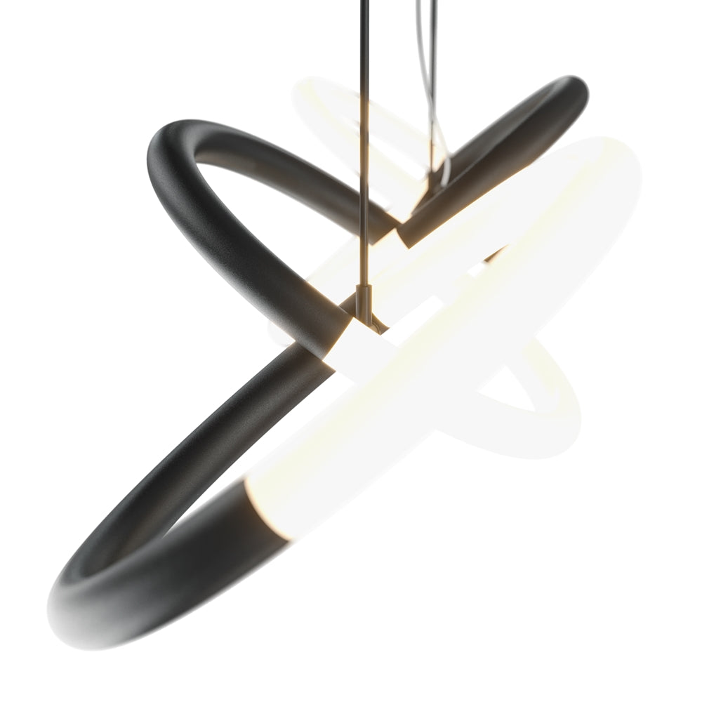 Node Suspension luminaire noir