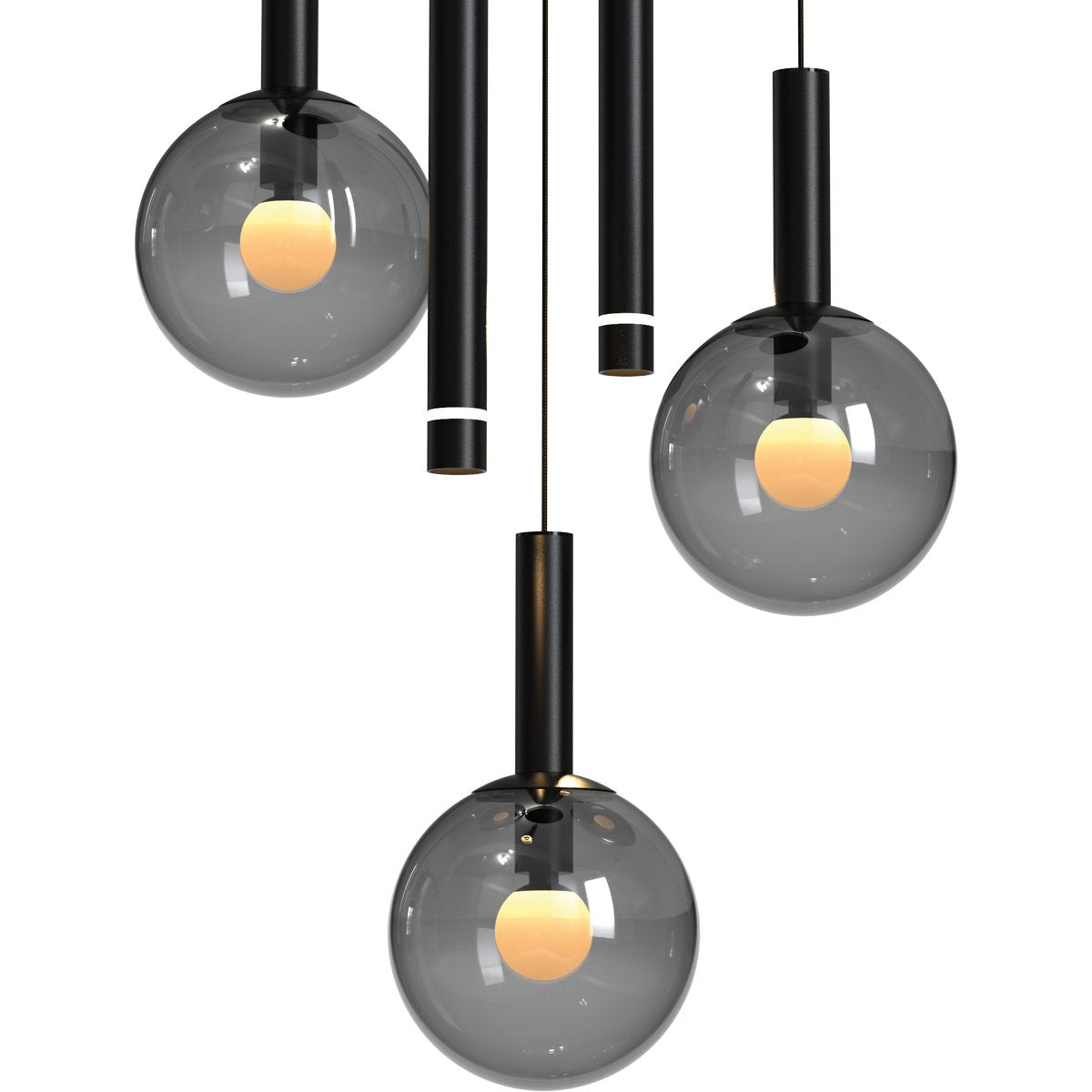 Suspension luminaire Volari noir