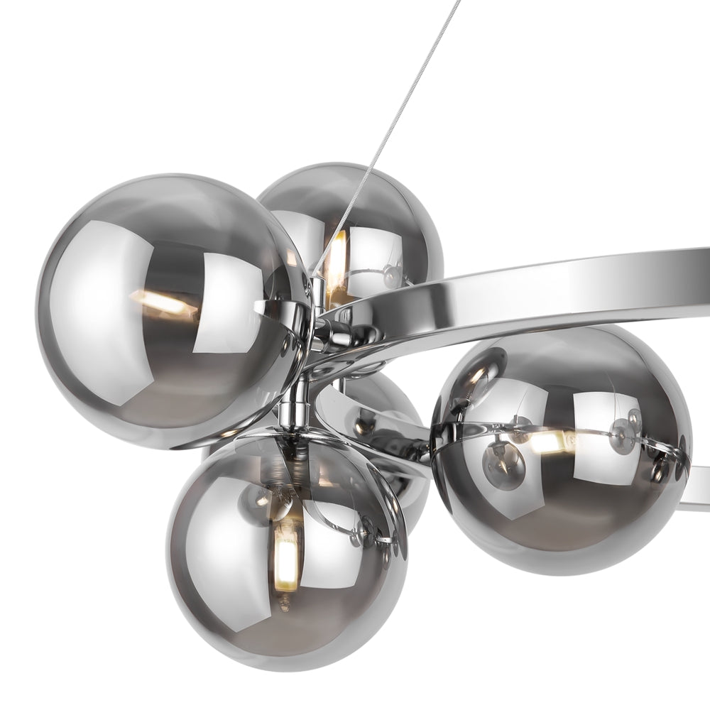 Dallas Suspension luminaire argenté