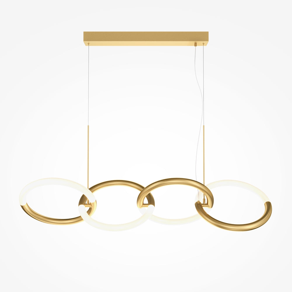 Node Suspension luminaire doré