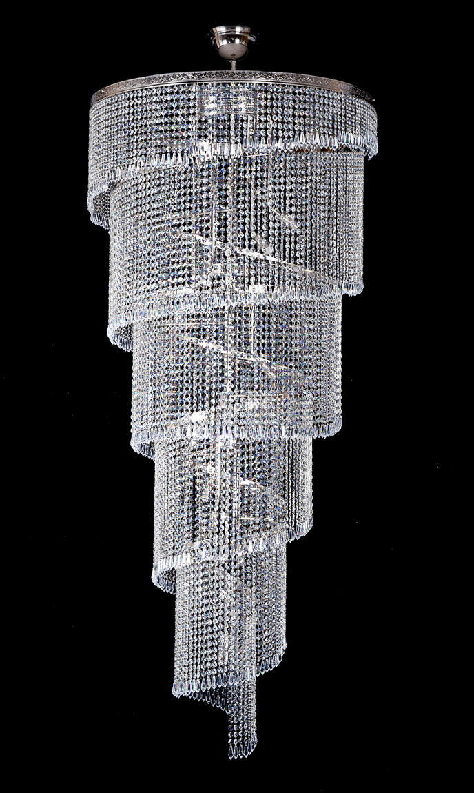 Suspension spirale en cristal AL178