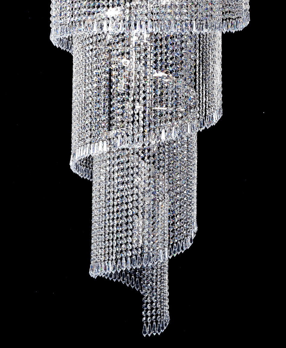 Suspension spirale en cristal AL178