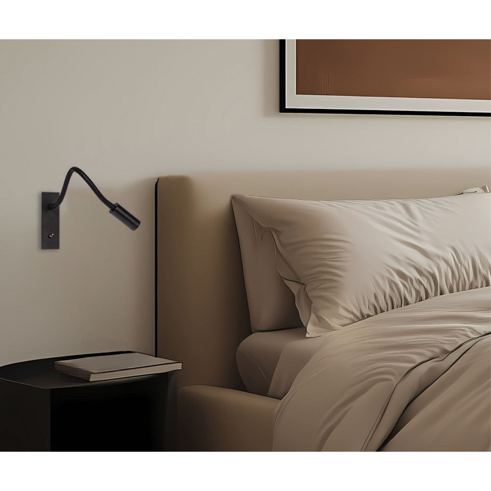 Applique Encastrable ZAMBELIS 3W DESIGN Noir H69