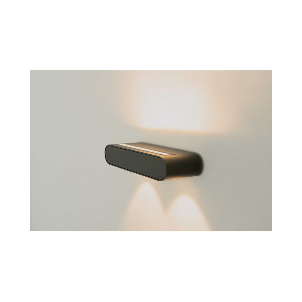 Applique exterieure ZAMBELIS 10W IP54 Direct/Indirect DESIGN Graphite E315