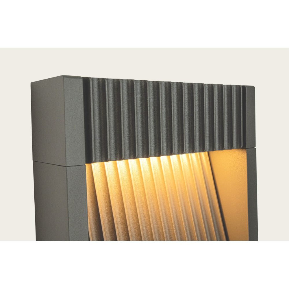 Applique exterieure ZAMBELIS 13W IP65 DESIGN Graphite E353