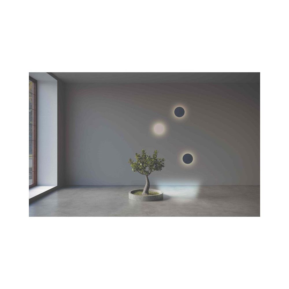Applique Exterieure ZAMBELIS D165 8W IP65 DESIGN Noir Sable E305