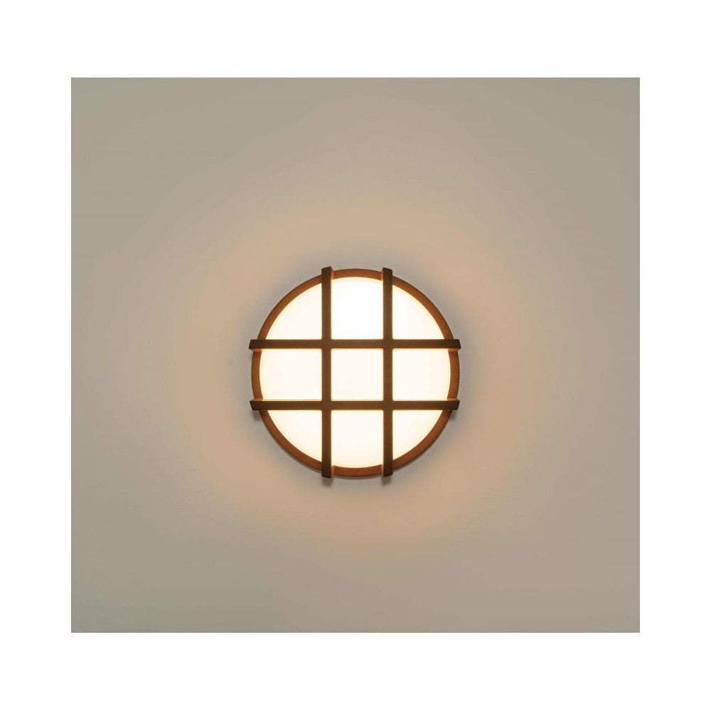 Applique exterieure ZAMBELIS D188 10W IP65 DESIGN Marron E342