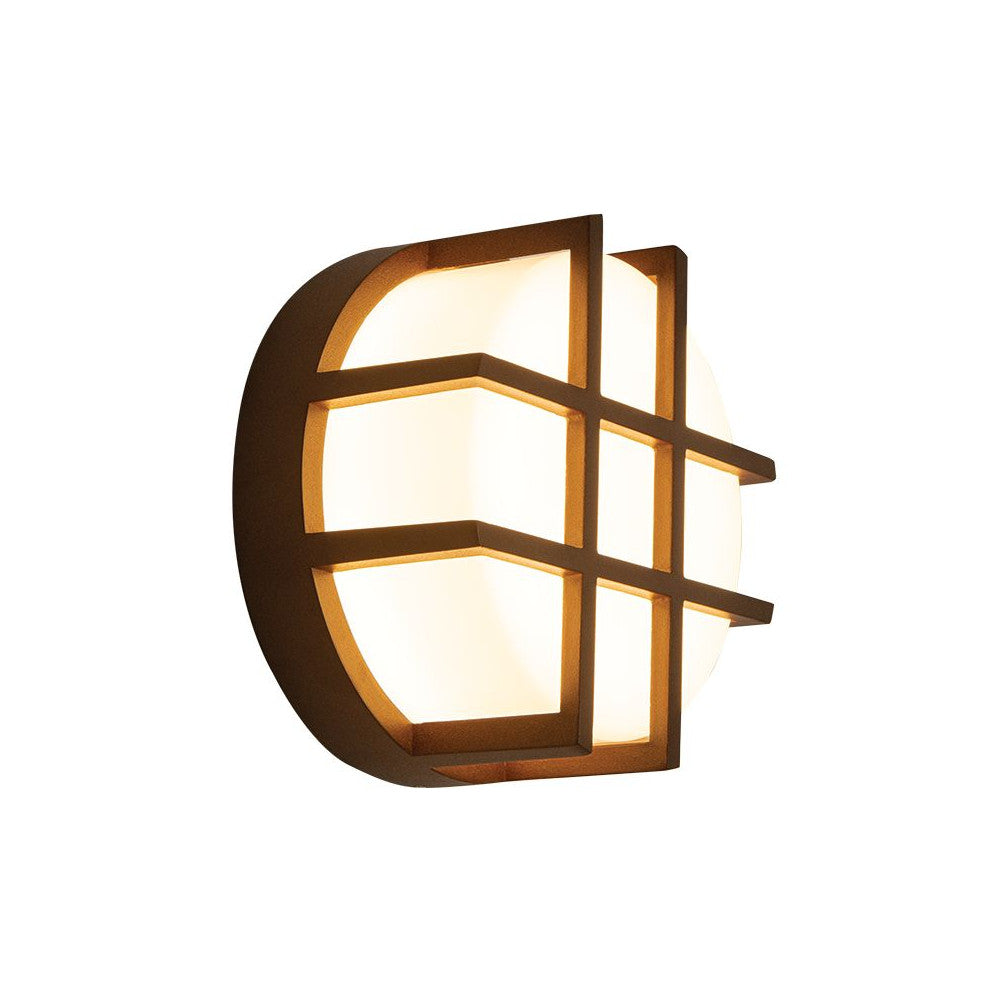 Applique exterieure ZAMBELIS D188 10W IP65 DESIGN Marron E342