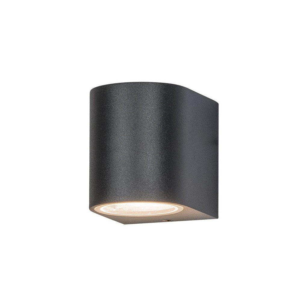 Applique Exterieure ZAMBELIS GU10 IP54 DESIGN Graphite Sans Source E121