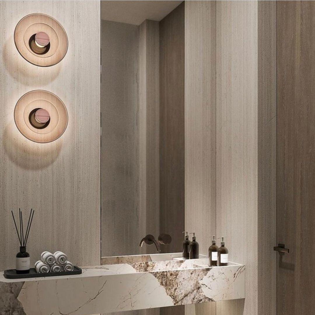 Applique Mural LED Circulaire | Dael - Designix Applique Murale Petite Doré