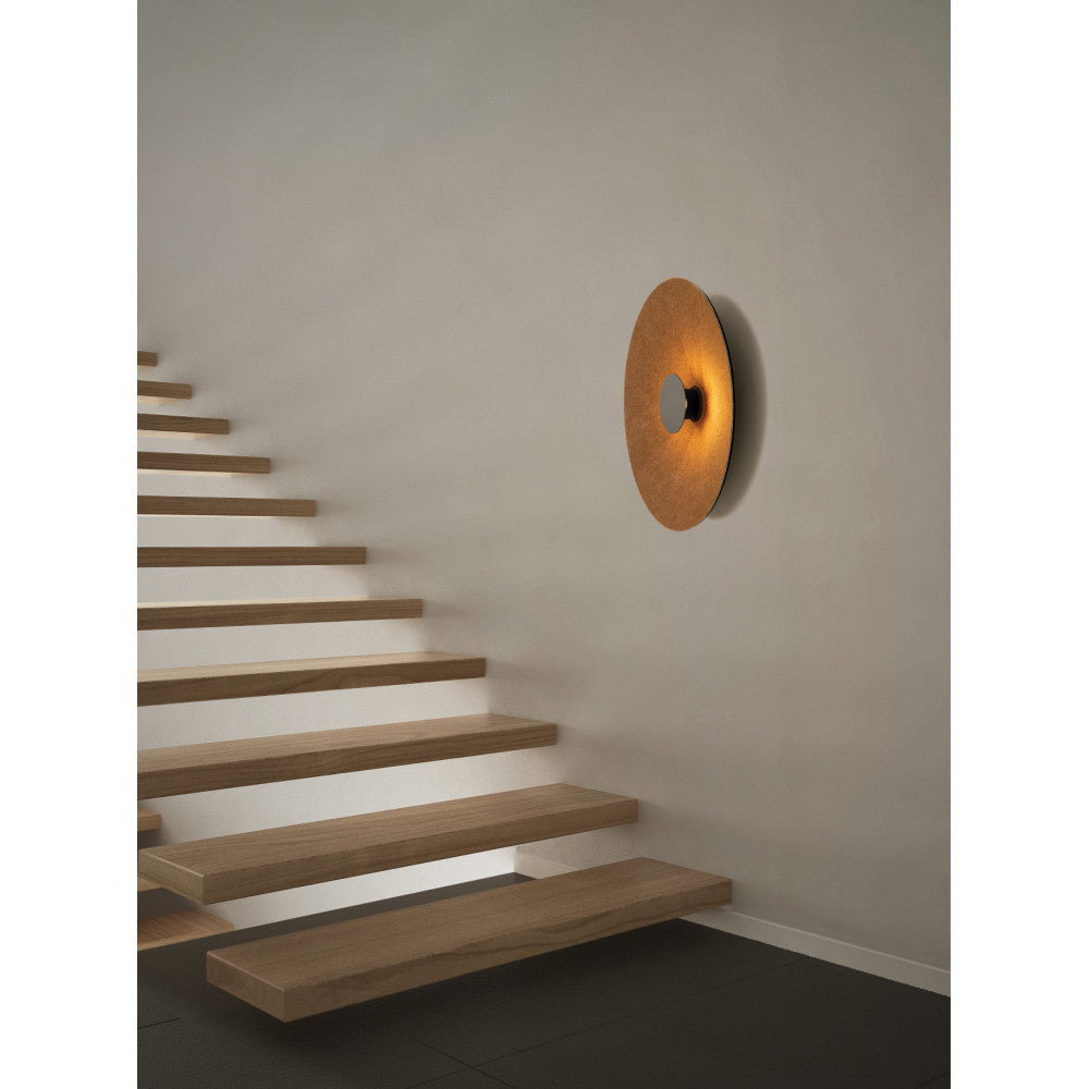 Applique Murale Acoustique ZAMBELIS D500 6W DESIGN Marron et Noir 25179