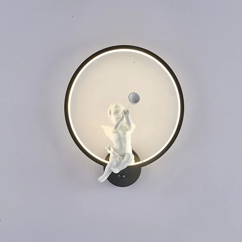 Applique Murale Ange | Taer - Designix Applique Murale Blanc Trompette