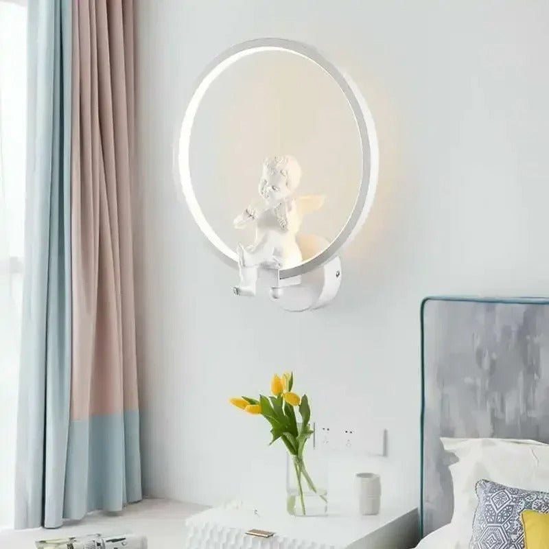 Applique Murale Ange | Taer - Designix Applique Murale Blanc Trompette