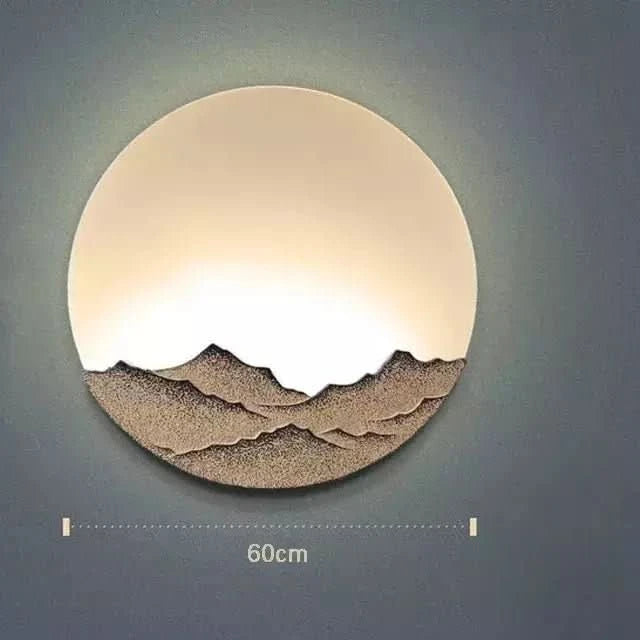 Applique Murale Art Déco Chinoise | Lumière Sereine - Designix Applique Murale Diamètre 60cm