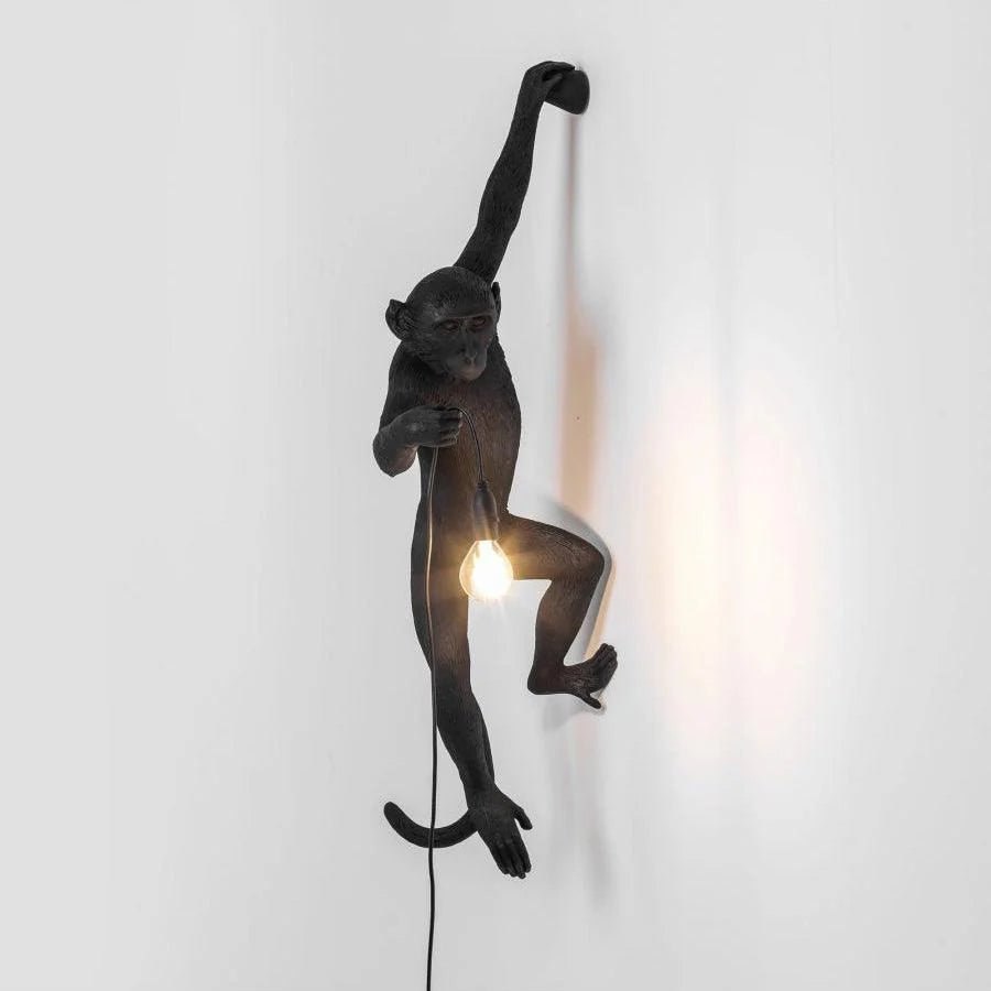 Applique Murale Art Déco en Forme de Singe | Oryn - Designix Applique Murale Doré