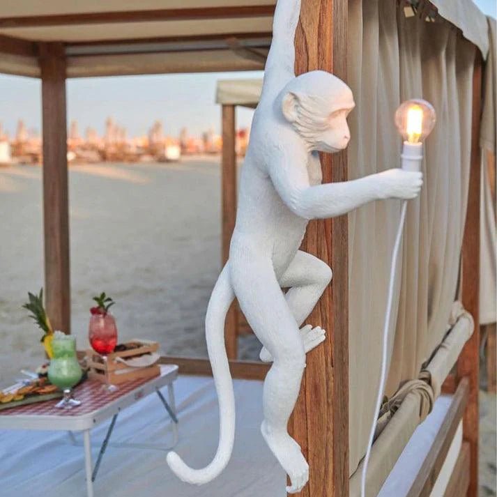 Applique Murale Art Déco en Forme de Singe | Oryn - Designix Applique Murale Doré