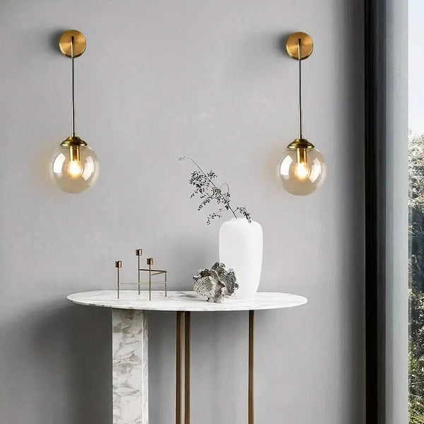 Applique Murale avec Boule de Verre moderne | Seli