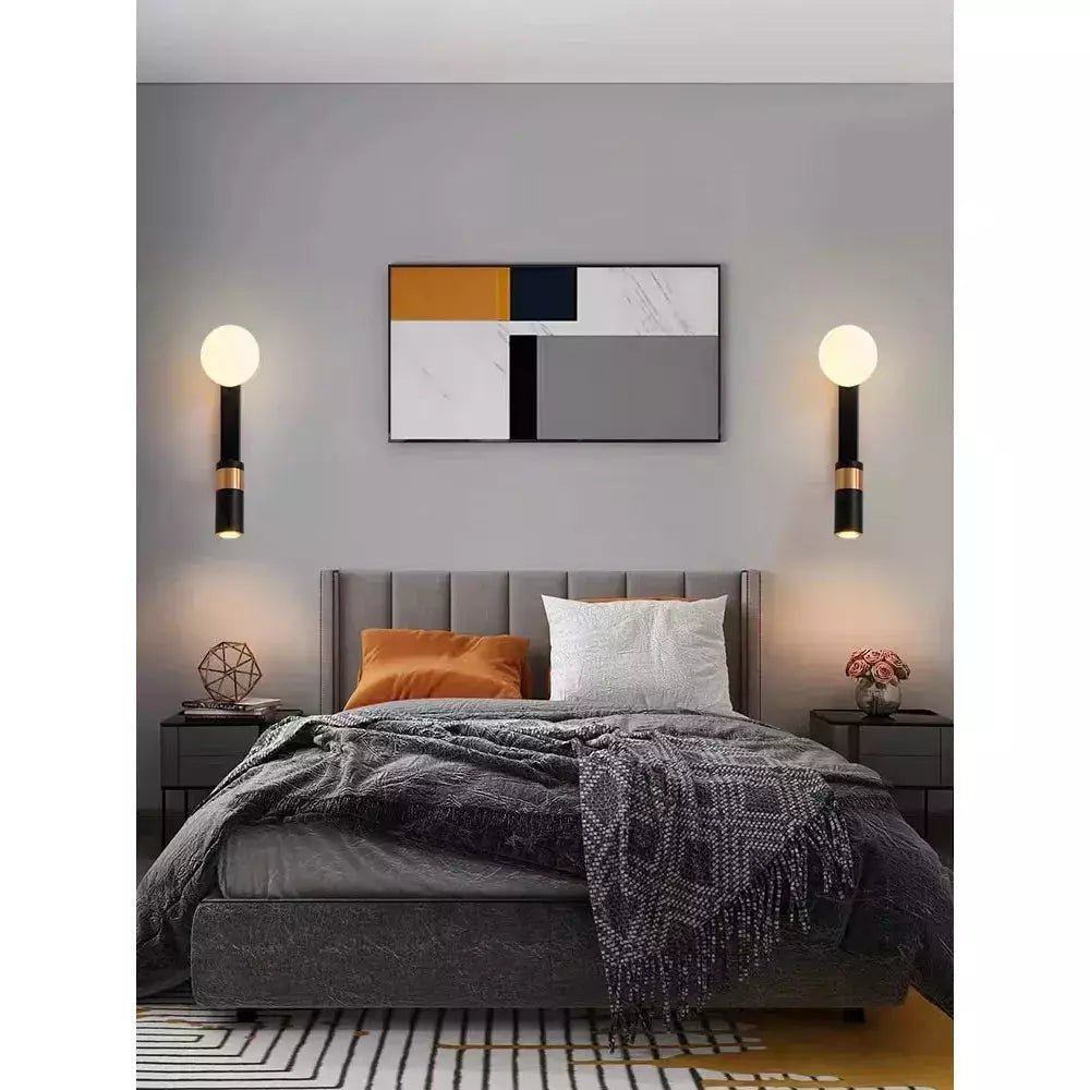 Applique Murale avec Liseuse | LuxLumina - Designix Applique Murale Blanc Chaud