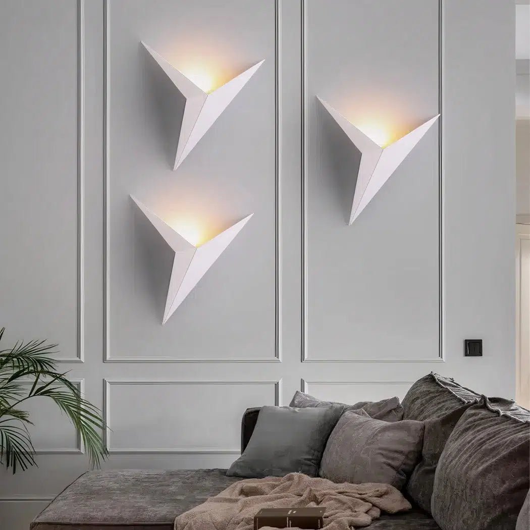 Applique Murale Blanche au Design Minimaliste | Nela - Designix Applique Murale