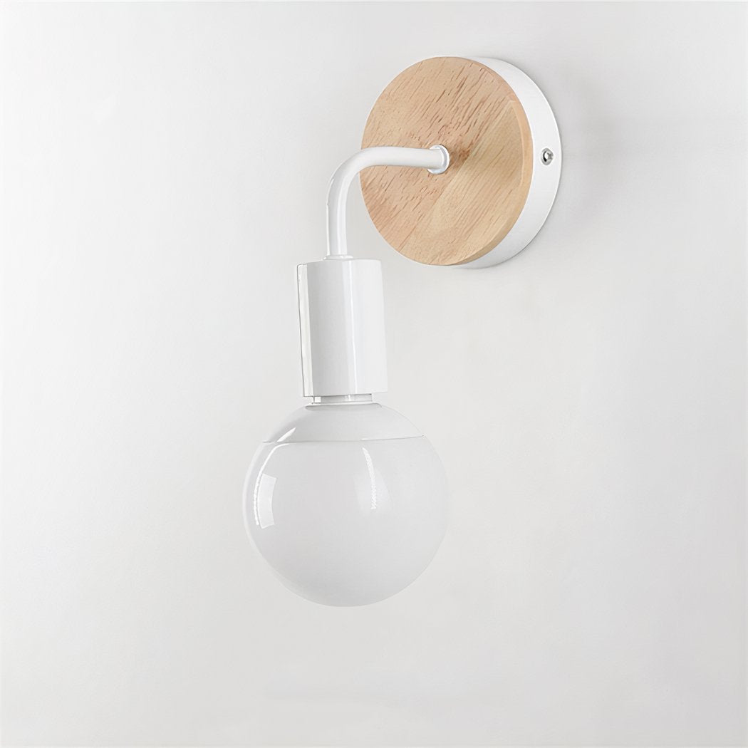 Applique Murale Blanche en Fer Forgé Moderne Minimaliste | Lyla - Designix Applique Murale