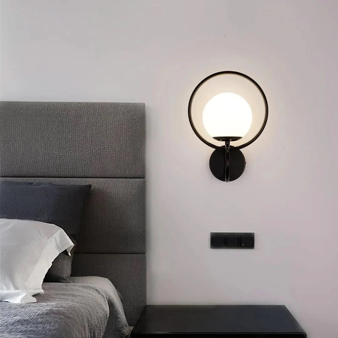 Applique Murale Cercle LED | Rira - Designix Applique Murale Doré