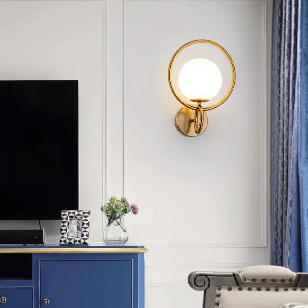 Applique Murale Cercle LED | Rira - Designix Applique Murale Noir