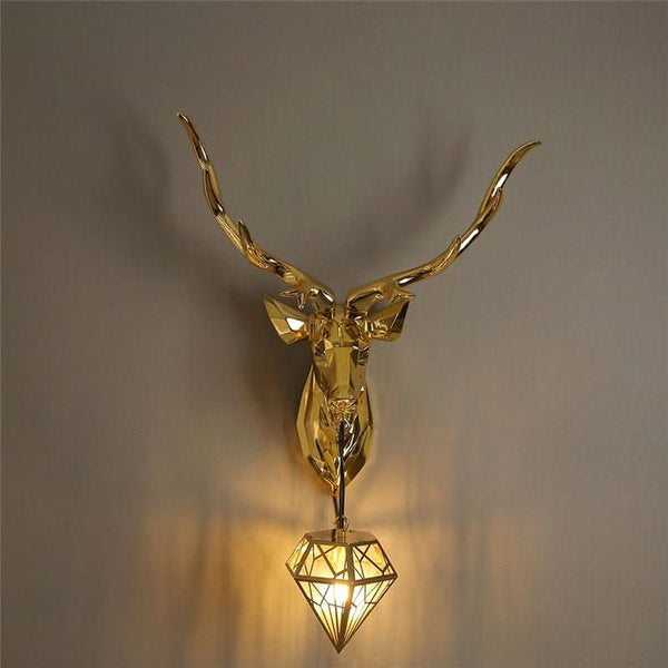 Applique Murale Cerf - Lumière Sylvestre Design Premium