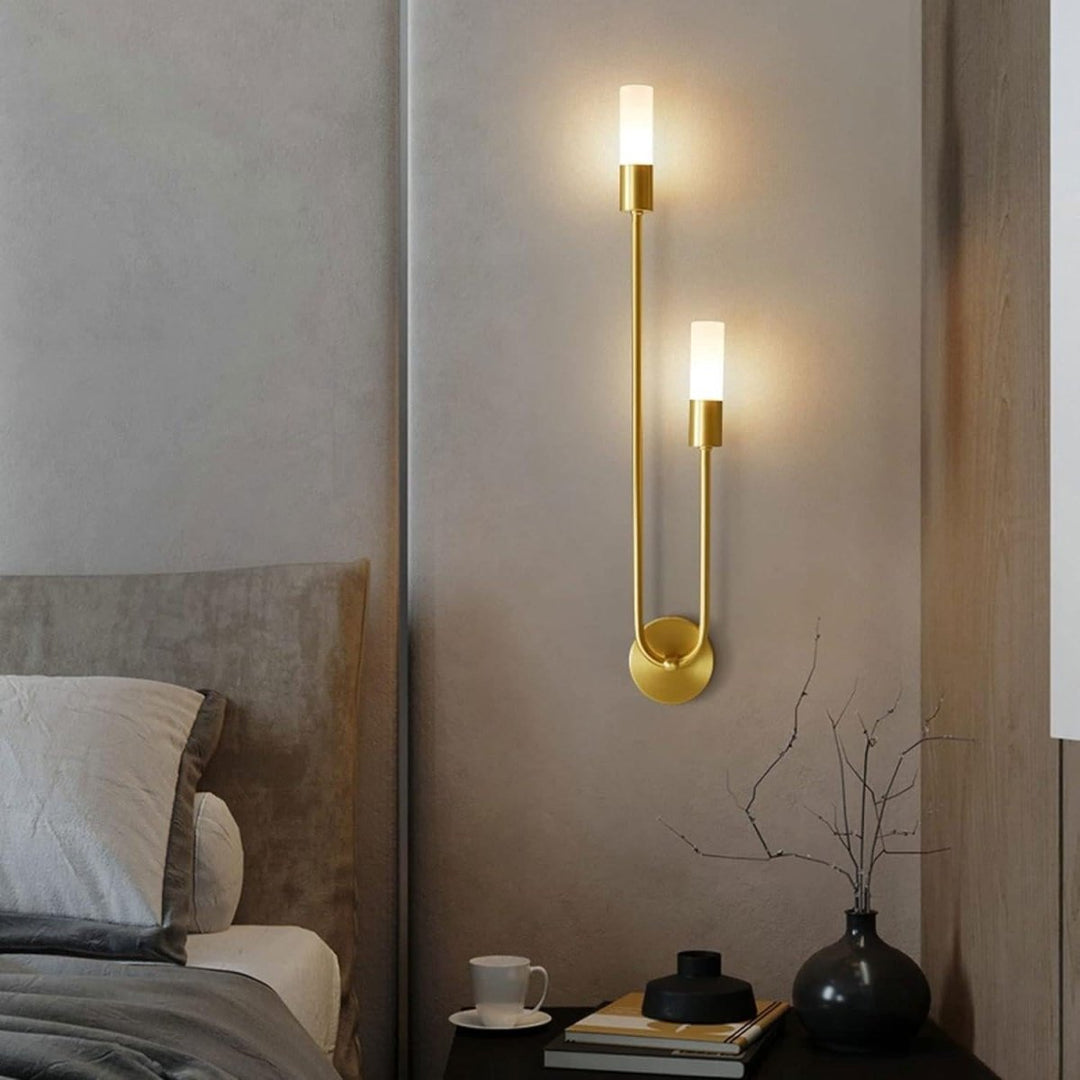 Applique Murale Contemporaine | Éclat Doré - Designix Applique Murale Long Coté Droit Blanc Chaud (3200K)