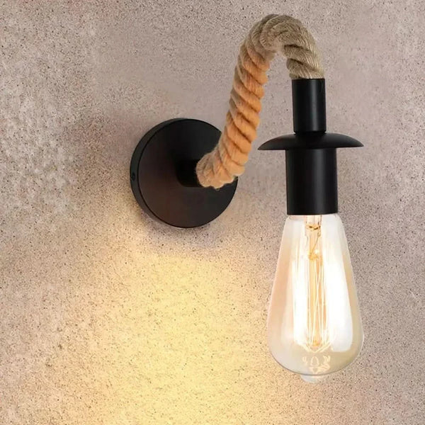 Applique Murale Corde | Charme Rustique