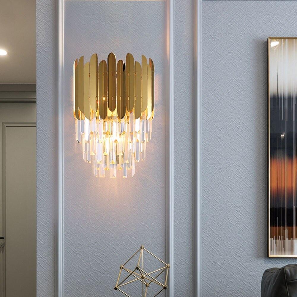 Applique Murale Cristal LED | Xan - Designix Applique Murale Blanc Chaud (2700 - 3500K)