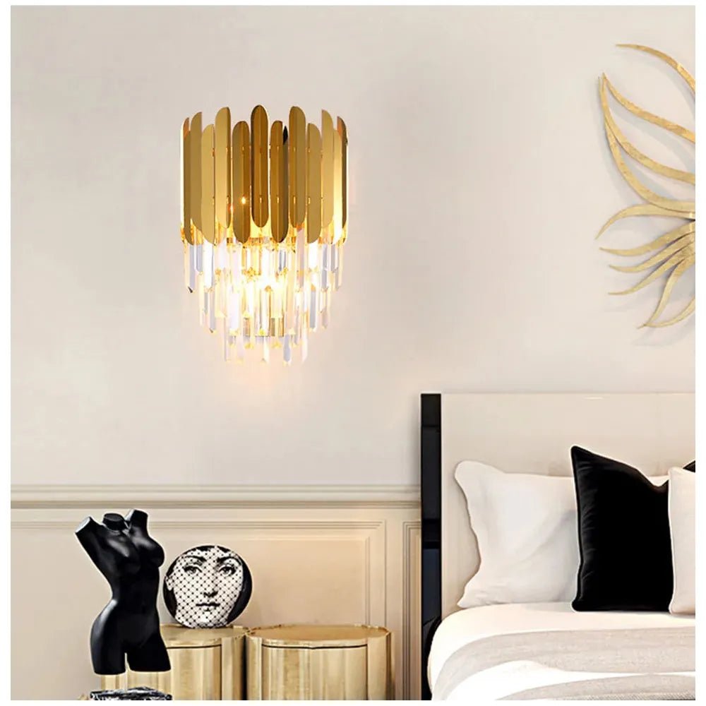 Applique Murale Cristal LED | Xan - Designix Applique Murale Blanc Chaud (2700 - 3500K)