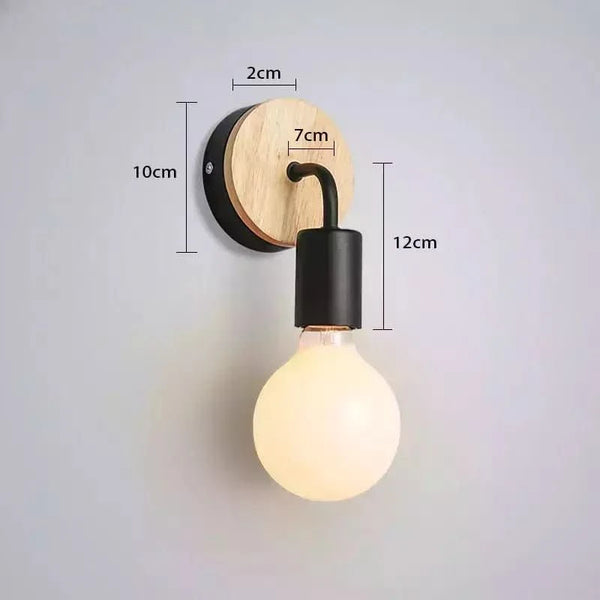 Applique Murale Design Bois | Lumière Naturelle