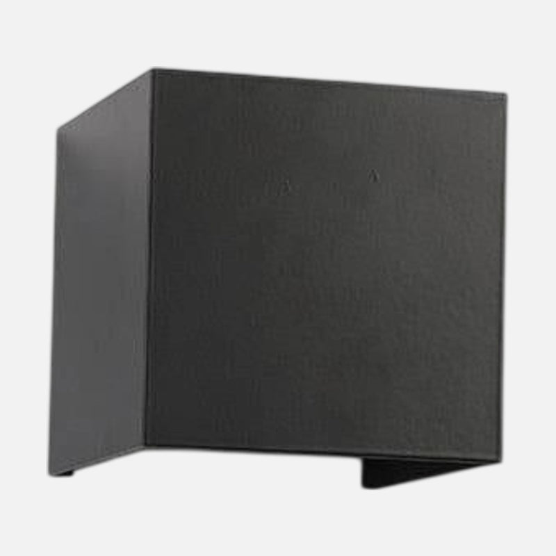 Applique murale extérieure LED cube, alu up & down | Uaso