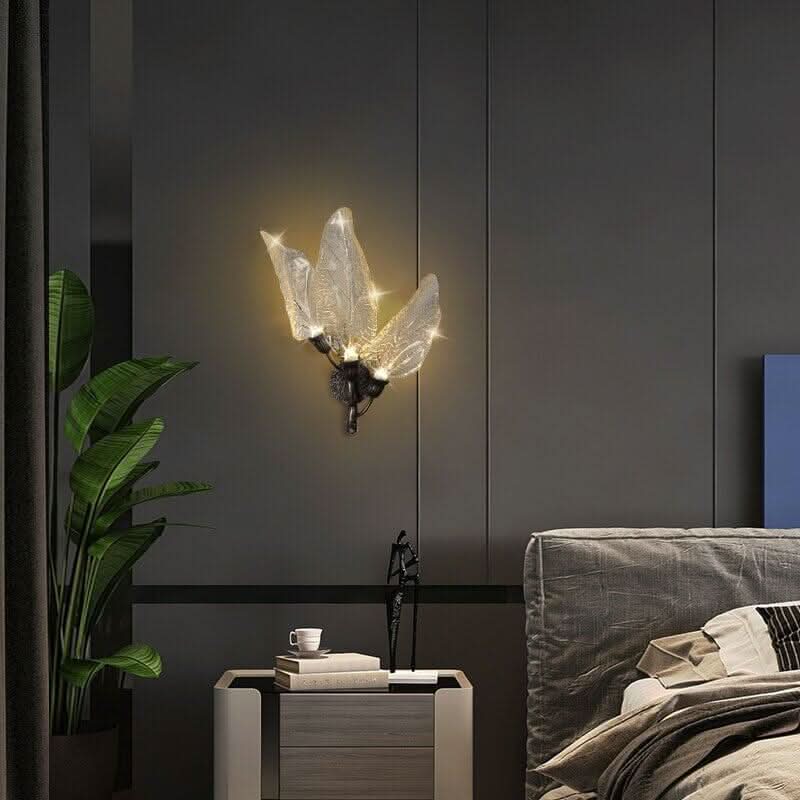 Applique Murale fleur | Axis - Designix Applique Murale Noir Blanc Chaud
