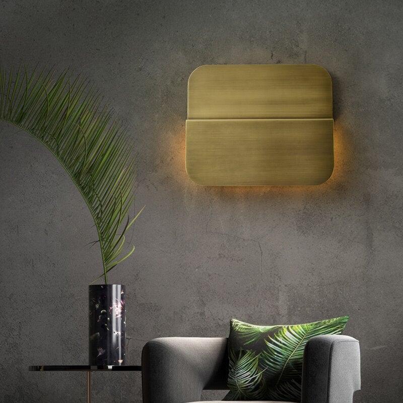 Applique Murale Industrielle | Helix - Designix Applique Murale Carrée Blanc Chaud
